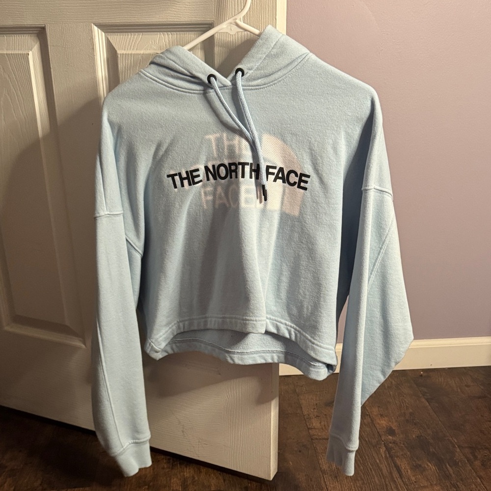 Womens north face cropped hoodie